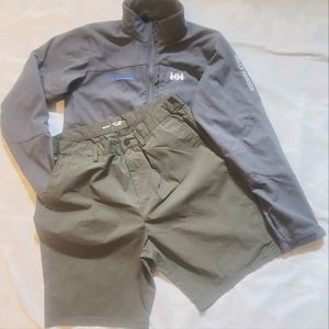 HELLY HANSEN JACKET & OLD NAVY SHORTS